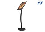 A4 Graphic Size Poster Display Stands Adjustable Black Powder Coated