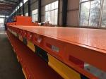 3 Axles Semi Lowbed Trailer 60000kg Semi Truck Flatbed Trailer