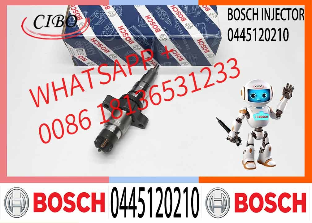 0445120210 Fuel Injector 0986435503 Diesel Injection 0445120210 Common Rail Injector 0 445 120 210 For Ford