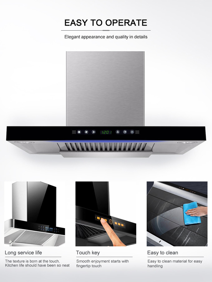 EQVVV T1 T Chimney Style Hood With Multiple Certifications And Stainless Steel Finish