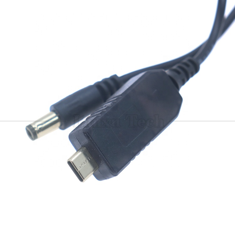 USB Type C to DC 5.5x2.1mm 8.4v 7.4v 6v 4.5v 3.6v 3v 2.4v 9v 12v Output Cable for Wifi Router Led Light Strip Circuit