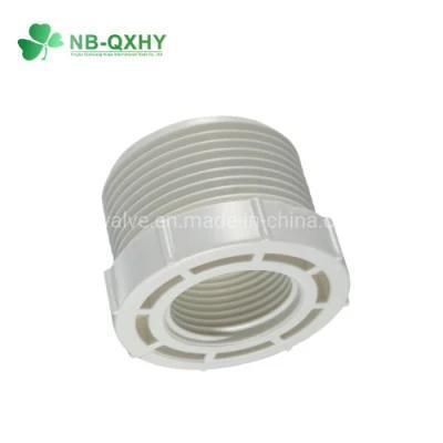 PVC Thread Plumbing Pipe Fittings Plastic Coupling Nipple Male Adapter