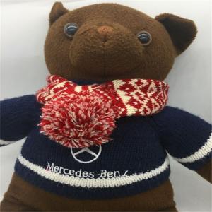Wholesale Knitting Mini Scarf for Christmas Wine Bottle Candy Dollhouse Christmas Party Supplies from china suppliers