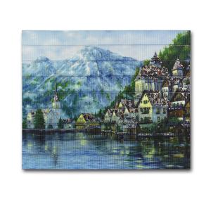 Wholesale Washable Snow Scene Mountain Ribbon Landscape Paintings from china suppliers