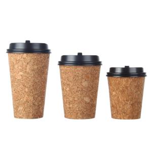 Wholesale Cork Take Away Paper Cup 420ml 500ml Commercial Kraft Paper Coffee Cup from china suppliers