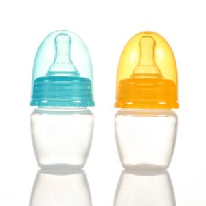 Wholesale Collapse Resistant Glass Baby Feeding Bottle With Soft Silicone Nipple from china suppliers