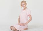 Personalized Ladies Night Dresses Sleepwear / 100 Cotton Short Sleeve Nightgown