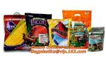 Stand Up Packaging Bag With See-Through Window, k Food Packaging Bag, Gravure