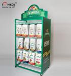 Drive Sales Food Store Supply Metal Display Rack Tiered Crisp Sauce Display