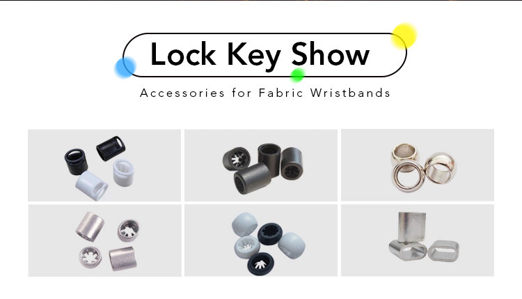 Disposable RFID Wristband Woven Smart RFID Bracelets For Hotels And Resort