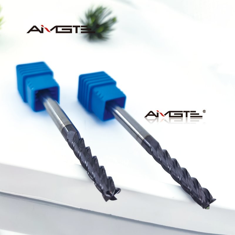 4 Flute Solid Carbide 5mm square cutting end mill Flat Bottom CNC Cutting Tool for Steel Hard Metals
