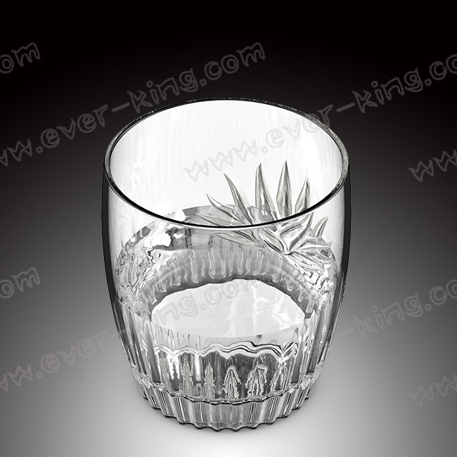 2OZ Custom Round Colored Clear Glass Cup Shot Glass