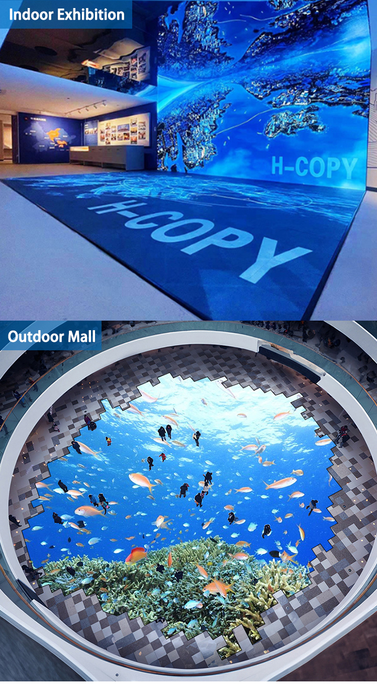 Indoor Outdoor Floor Dance LED Display Screen P4.81 CE ROHS FCC Certification