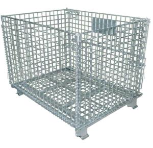 Wholesale Durable Collapsible Wire Container Industrial Wire Storage Bins 47”X40”X35” from china suppliers