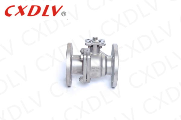 Electric Actuator Direct Mounting Stainless Steel Ball Valve Flange Type DN50