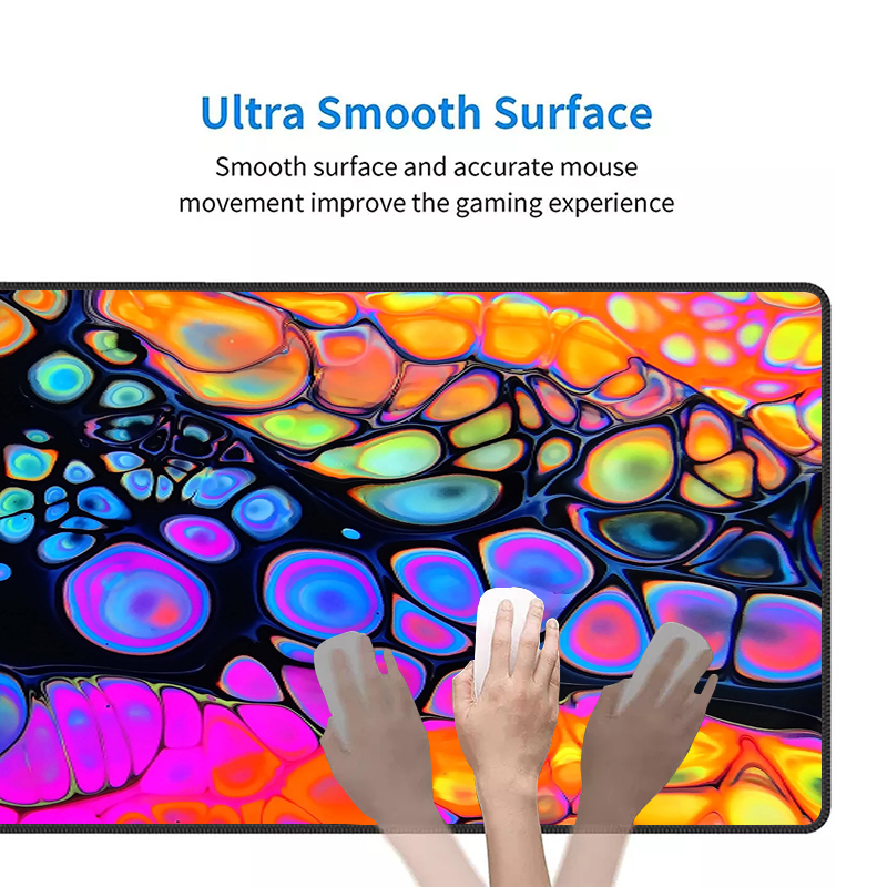 NO Wireless Charging Private Mold Colorful Custom Print Mouse Pads for Keyboard Desk Mats