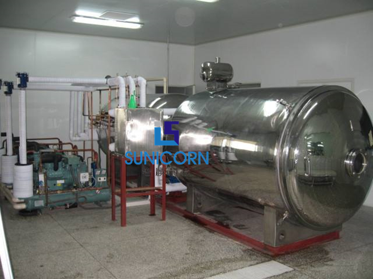 10sqm 100kg Production Freeze Dryer , Fruit And Vegetable Dryer Machine
