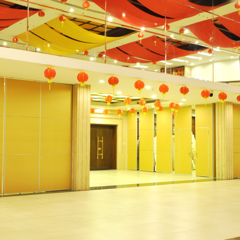 Aluminium Sliding Partition Walls Interior Decorative MDF Soundproof Wall Partition