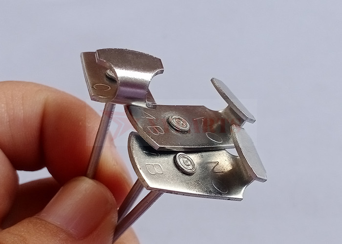 30mm Anneaded Stainless Steel Lacing Anchors For Fabricating Removable Insulation Covers