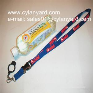 Wholesale Functional outdoor drink bottle hanging lanyards with printed logo, from china suppliers