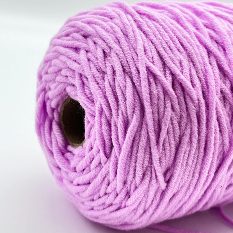 100g/400g Yarn Cone 3mm 8ply Rugs And Carpet Tufting Acrylic Yarn For Tufting Gun