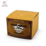 Silver Stamping 350gsm Kraft Paper Custom Cosmetic Boxes For Perfume