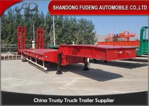 Wholesale Steel 3 Axle 80 Tons Gooseneck Low Bed Semi Trailer from china suppliers