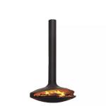 Diameter 600mm Wood Burning Fire Pits Indoor Decor Hanging Wood Fireplace