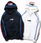 100% Organic Cotton Embroidered Unisex Plain Hoodies Heavyweight Pullover Hoodie