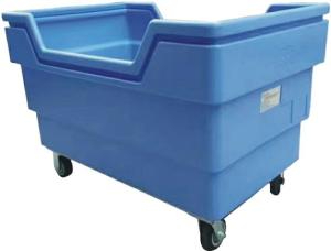 Wholesale Safety Anti Collision Guest Room Equipment Linen Cart PE Material With 4 Wheels from china suppliers