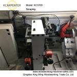 Straight full automatic PVC edge banding machine for door cabinets KC370D