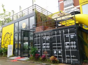 Wholesale Modular Shipping Container Restaurant , Multistory Storage Container Restaurant from china suppliers