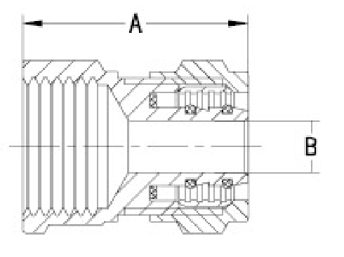 Nickel Plated Brass Fittings PF5003 Female Straight Union Connector