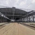 Q355 Steel Frame Roof Structure 50 120mm For storage