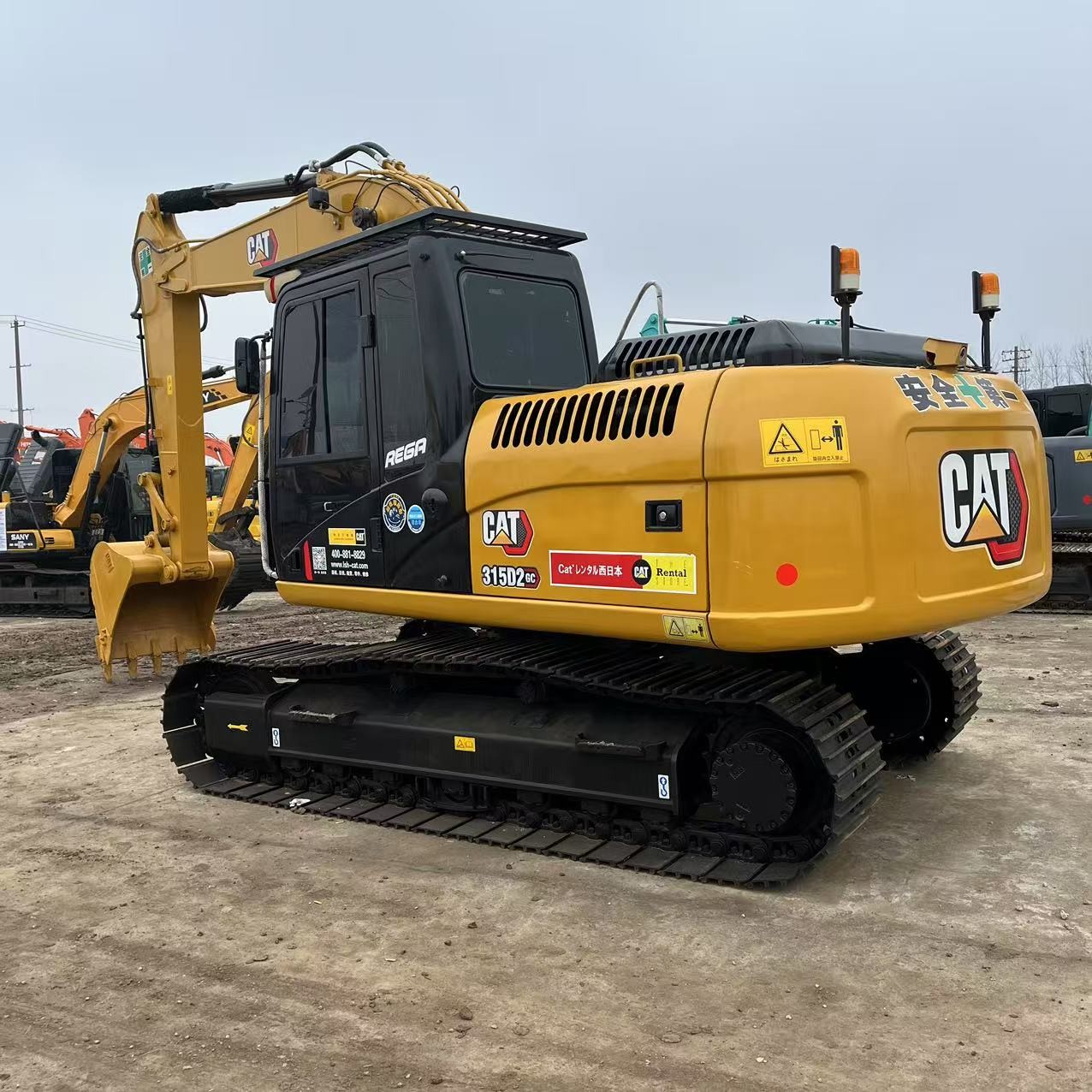 15ton Used Cat 315D2GC Digger Original Paint Secondhand Cat 315 Excavators