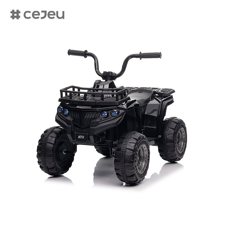 24V Kids Ride on ATV , 2* 390W Motor 4.5AH Battery Powered Electric Car w/Lights, High & Low Speed, Music, Boys Girls