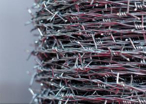 Wholesale 14gauge Double Strand Reverse Twist Stainless Steel Barbed Wire Coils from china suppliers