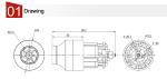 Hand-held Vacuum Cleaner Brushless DC Motor