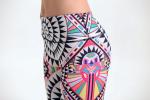 OEM women yoga pants polyester spandex fabric bodybuilding gymwear