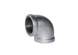 Wholesale Equal 90 Banded 1 2 Inch Iron Pipe Fittings , ANSI Malleable Iron Elbow For Water Pipe from china suppliers