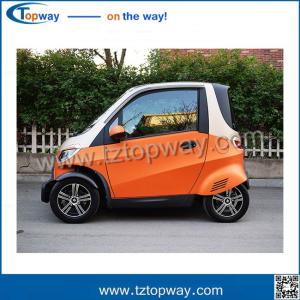 Wholesale Steering wheel with air conditioner Mini Electric Vehicle car rickshaw for adult from china suppliers