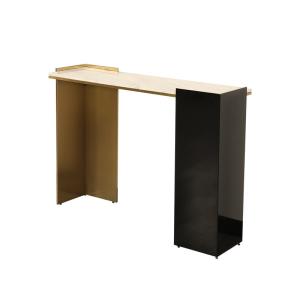 Wholesale Bronze Marble Narrow Console Table For Hotel Living Room from china suppliers