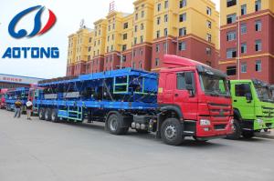 Wholesale 28 Ton Flat Platform Truck Trailers For Cargo Transport from china suppliers