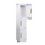 Cold Rolling Steel Plate D450mm 3 Door Steel Office Lockers For School