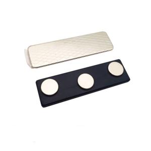Wholesale Global Market Stainless Steel Magnetic Name Tags/Badge/Holder with Magnetic Attachments from china suppliers