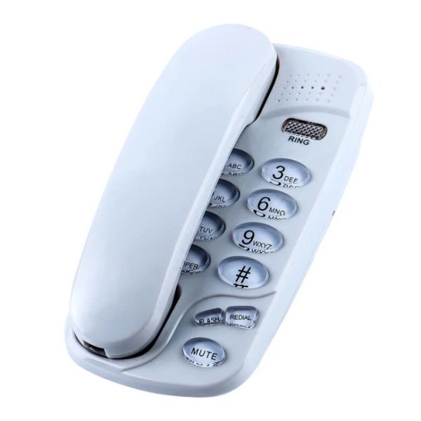 Corded Portable Wall Phone Trimline Home Telephone CCC For Office Home Hotel Use
