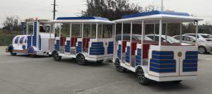 Wholesale Hydraulic Brake Trackless Kiddie Train Large Size 38 Person Mechanical Steering from china suppliers