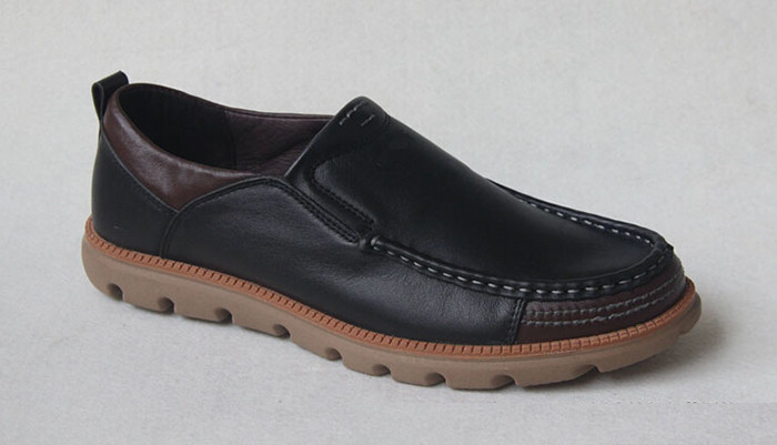 Full Grain Leather Casual Shoes Soft Comfortable Driving Shoes For Men