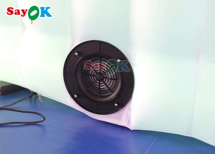 Warehouse Oval Photo Booth Inflatble Led Tent With Air Blower