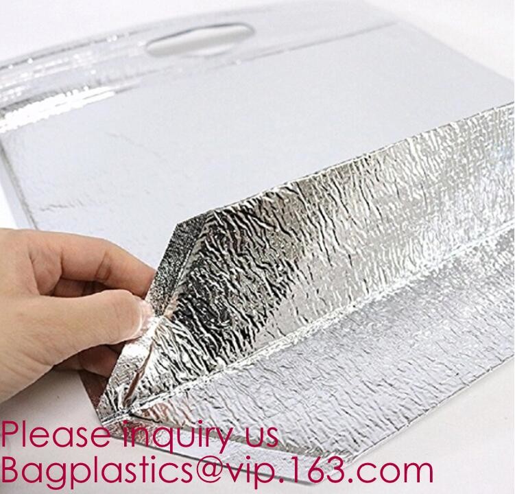 Promotional Custom Printed Disposable Non Woven Tote Lunch Thermal Insulated Food Deliver Cooler Bag, BAGEASE, BAGPLASTI